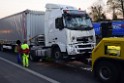 VU LKW A 4 Rich Aachen hinter Rodenkirchener Bruecke P47